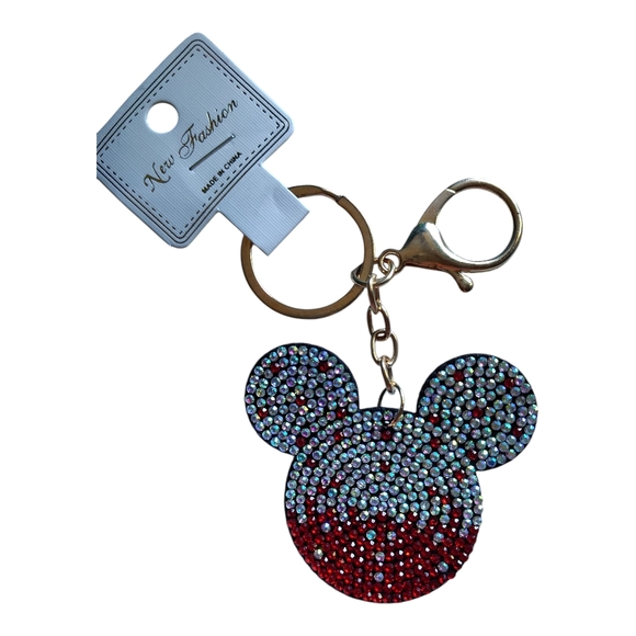 Accessories - Mickey Mouse Bling Keychain Bag Charm